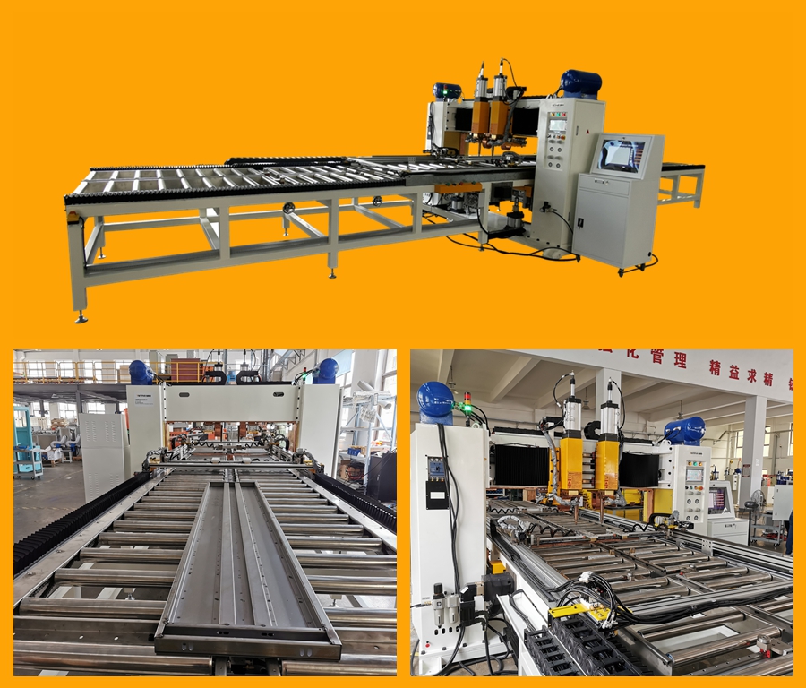 门板加强筋自动龙门焊生产线 门板加强筋自动龙门焊生产线